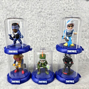 Fortnite Domez Battle Royale Action Figures Set of 5 Epic Games Rex Omega Chomp